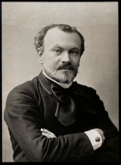 フランスの評論家であり劇作家であるジュール・ルマイトル（1853-1914）の肖像。 作： French Photographer