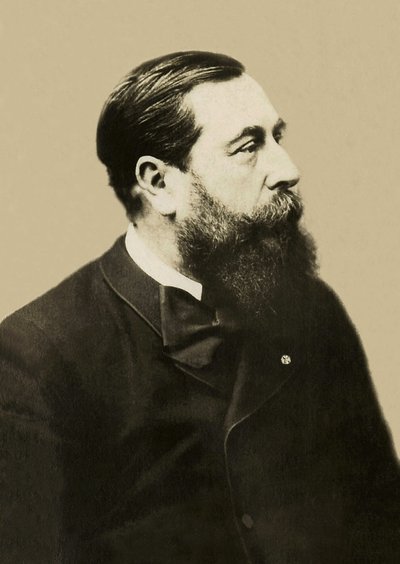 フランスの作曲家、レオ・デリベ（1836-1891）の肖像。 作： French Photographer