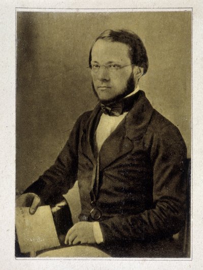 1852年のルイ・パスツールの肖像。 作： French Photographer