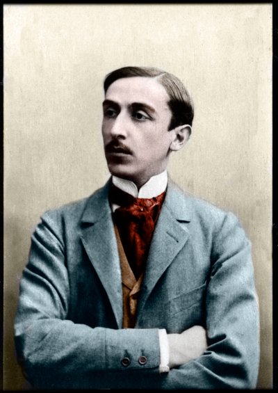モーリスバレス（1862-1923）、フランスの小説家、ジャーナリスト、社会主義政治家の肖像画。 作： French Photographer