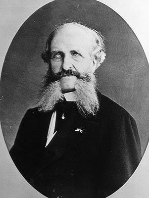 ノエル・ゲノー・ド・ムッシーの肖像、1870年頃（モノクロ写真 作： French Photographer