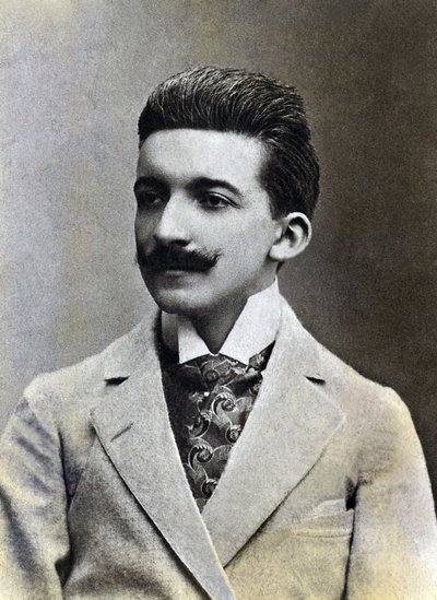 フランスの作家、Pierre Louis dit Louys（1870-1925）の肖像。 作： French Photographer