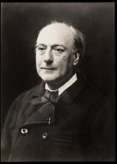 フランスの詩人セオドア・ド・バンヴィル（1823-1891）の肖像。 作： French Photographer