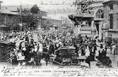 1914年以前のパリ、レアールのポストカード 作： French Photographer