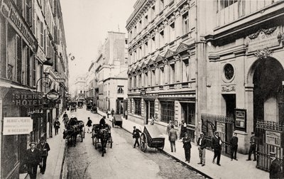 パリ、プロヴァンス通り（モノクロ写真 作： French Photographer
