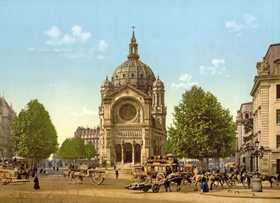 サンオーガスティン、パリ、パブ。 c。1900 作： French Photographer