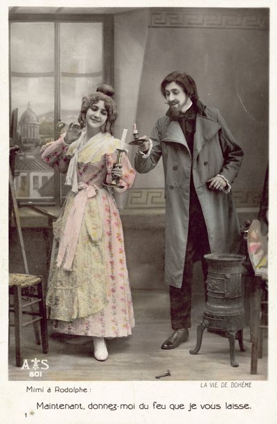 La Vie De Boheme」のシーン（カラー写真 作： French Photographer