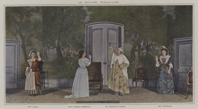 モリエール作「Le Malade Imaginaire」の上演風景（カラー写真 作： French Photographer