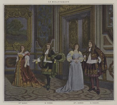 モリエール作「Le Misanthrope」の上演風景（カラー写真 作： French Photographer