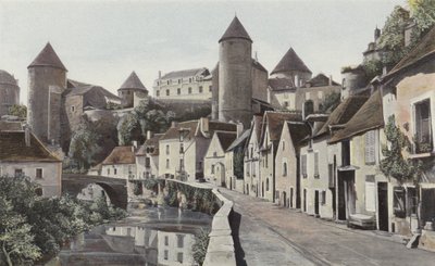 スマン、アルマンコンの銀行で撮影したビュー 作： French Photographer