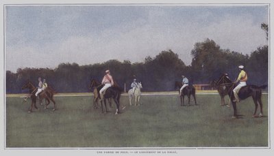 ポロの試合開始（カラー写真 作： French Photographer