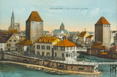 ストラスブール：Pres des Ponts couverts（カラー写真） 作： French Photographer