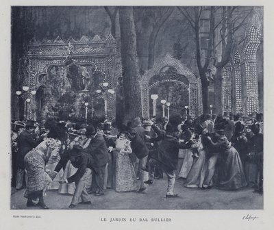 パリ、バル・ブリエの庭（モノクロ写真 作： French Photographer