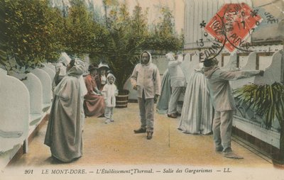 温泉、ルモンドール、フランス。 1913年に送られたはがき。 作： French Photographer