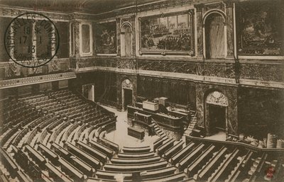 ベルサイユ議会。 1913年に送られたはがき。 作： French Photographer
