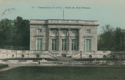 ベルサイユ、プチトリアノンの宮殿。 1913年に送られたはがき。 作： French Photographer