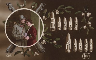 WW1フランスの年賀状 作： French Photographer