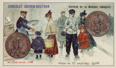 10セント硬貨 作： French School