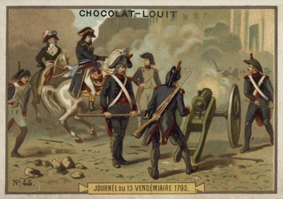 13 Vendemiaire 1795、フランス革命 作： French School