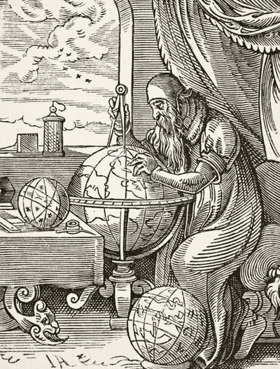 ポールラクロワ（1806-84）による中世の科学と文学からのドイツの天文学者と宇宙飛行士 作： French School