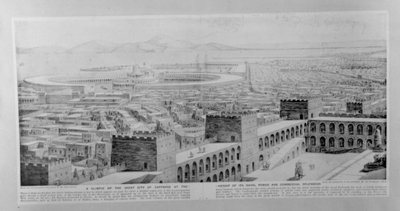 19世紀後半、海軍力と商業の華麗さを誇るカルタゴの大都市を垣間見る 作： French School
