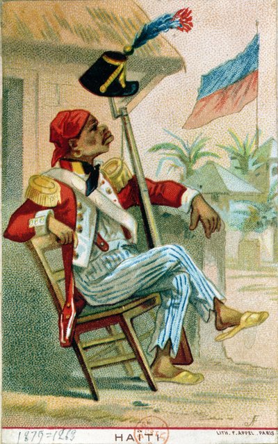 ハイチの兵士、1879 作： French School