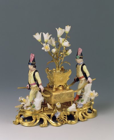 ルイ15世の香水バーナー、1745年頃（オルモルと磁器） 作： French School