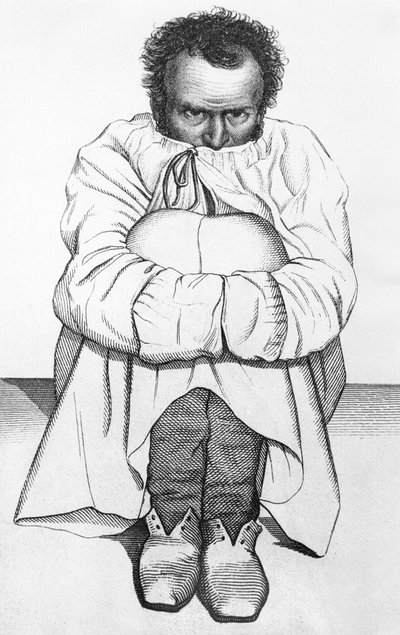 狂人、ジャン・エティエンヌ・ドミニク・エスキロール（1772-1840）による本のイラスト 作： French School
