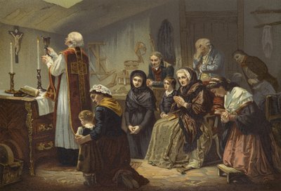 恐怖のミサ、フランス、1790年代 作： French School
