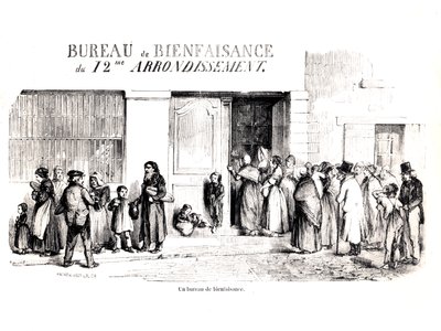 パリの福祉事務所12区、c。 1870 作： French School