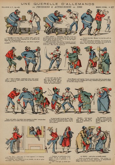 ドイツ人同士の喧嘩：普墺戦争（ふおうせんそう 作： French School