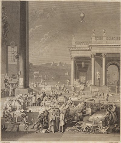 百科事典Britannicaのシーン 作： French School