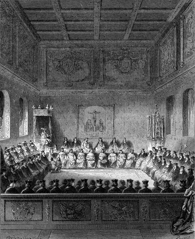 1613年、ブルターニュの議会での様子。 作： French School