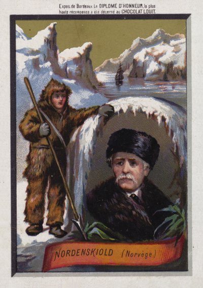 Adolf Erik Nordenskiold、フィンランド-スウェーデン北極探検家 作： French School