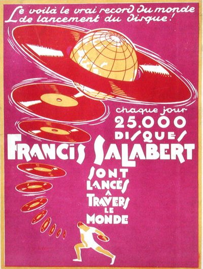 フランシス・サラベルトの記録の広告 作： French School