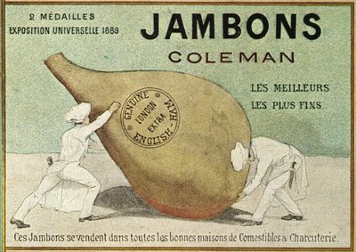 ジャンボン・コールマン」の広告 19世紀後半（カラーリトグラフ） 作： French School