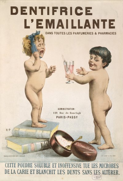 LEmaillante Dentifrice、1892年の広告 作： French School
