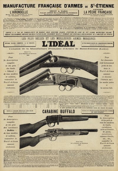 銃の広告 作： French School