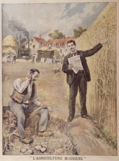 雑誌LAgriculture Moderneの広告、Le Petit Journal、1897年4月4日（カラー彫刻） 作： French School