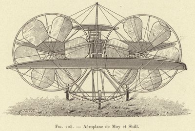 モイとシルの飛行機（彫刻 作： French School