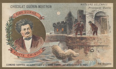 アレクサンドル・デュマ（1802-1870）、フランスの作家、小説「モンテ・クリスト伯」（1845-1846）の作者 作： French School
