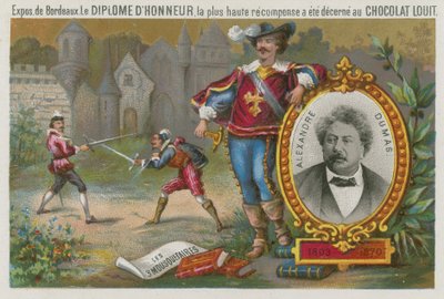 アレクサンドルデュマ（1803-1870） 作： French School