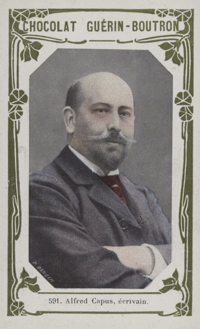 Alfred Capus、ecrivain（カラー写真） 作： French School