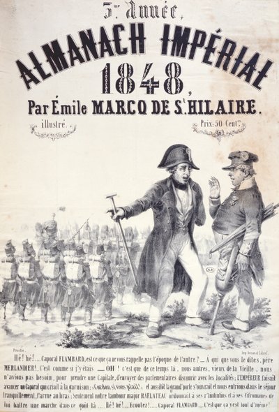アルマナハインペリアル、エミールマルコデセントヒレール、1848年 作： French School