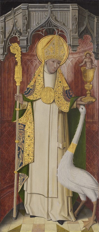 Thuison-les-Abbevilleの祭壇画：リンカーンの聖ヒュー、1490-1500 作： French School