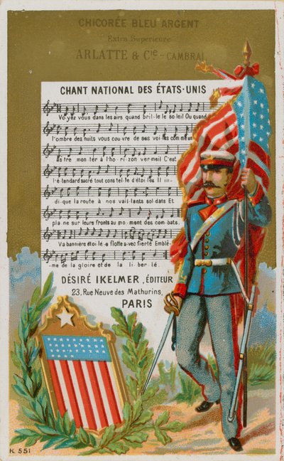 アメリカの国歌 作： French School