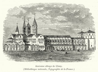 クリュニーの旧修道院（彫刻 作： French School