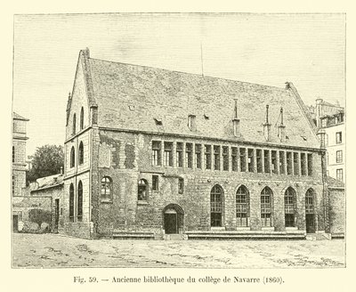 ナバラ大学の旧図書館、1860 作： French School