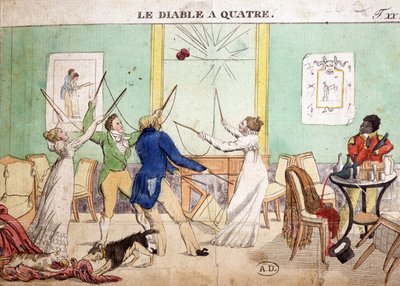 古代のゲーム4つの悪魔（ディアボロ 作： French School