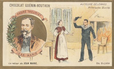 アンドレ・トゥーリエ（1833-1907）、フランスの詩人、小説家、劇作家、「ジャン＝マリー」の作者、ドラマ（1872） 作： French School